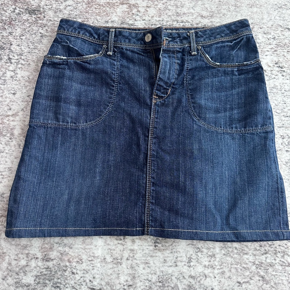 Banana Republic Dark Blue Mini Skirt